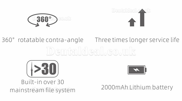 Woodpecker Endo Smart+ Dental Wireless Endodontic Motor with Reciprocating